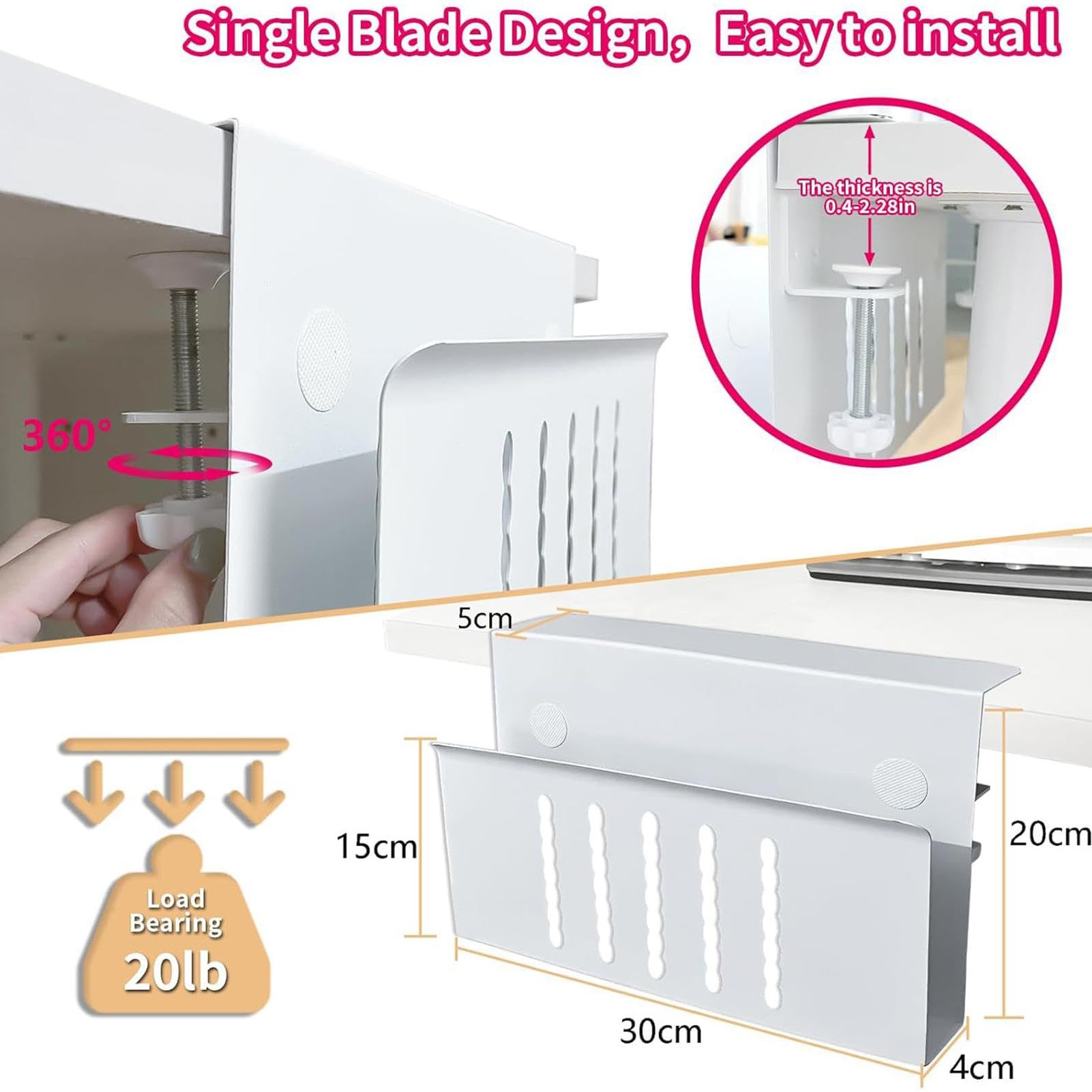 Organizer da scrivania | Supporto verticale per laptop in lega di | alluminio, organizer da scrivania multifunzionale per computer portatile, dissipazione del calore, supporto laterale per scri