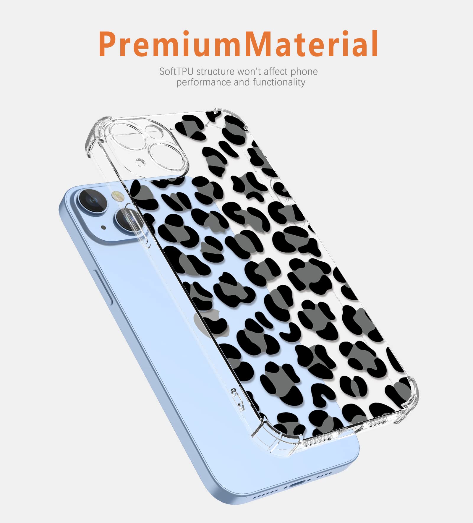 XINYEXIN Cover Per Xiaomi Poco X4 Pro 5G - Custodia Floreale Trasparente Con Motivo Flower Bush, TPU Morbido Antiurto Per Donne E Ragazze - 2