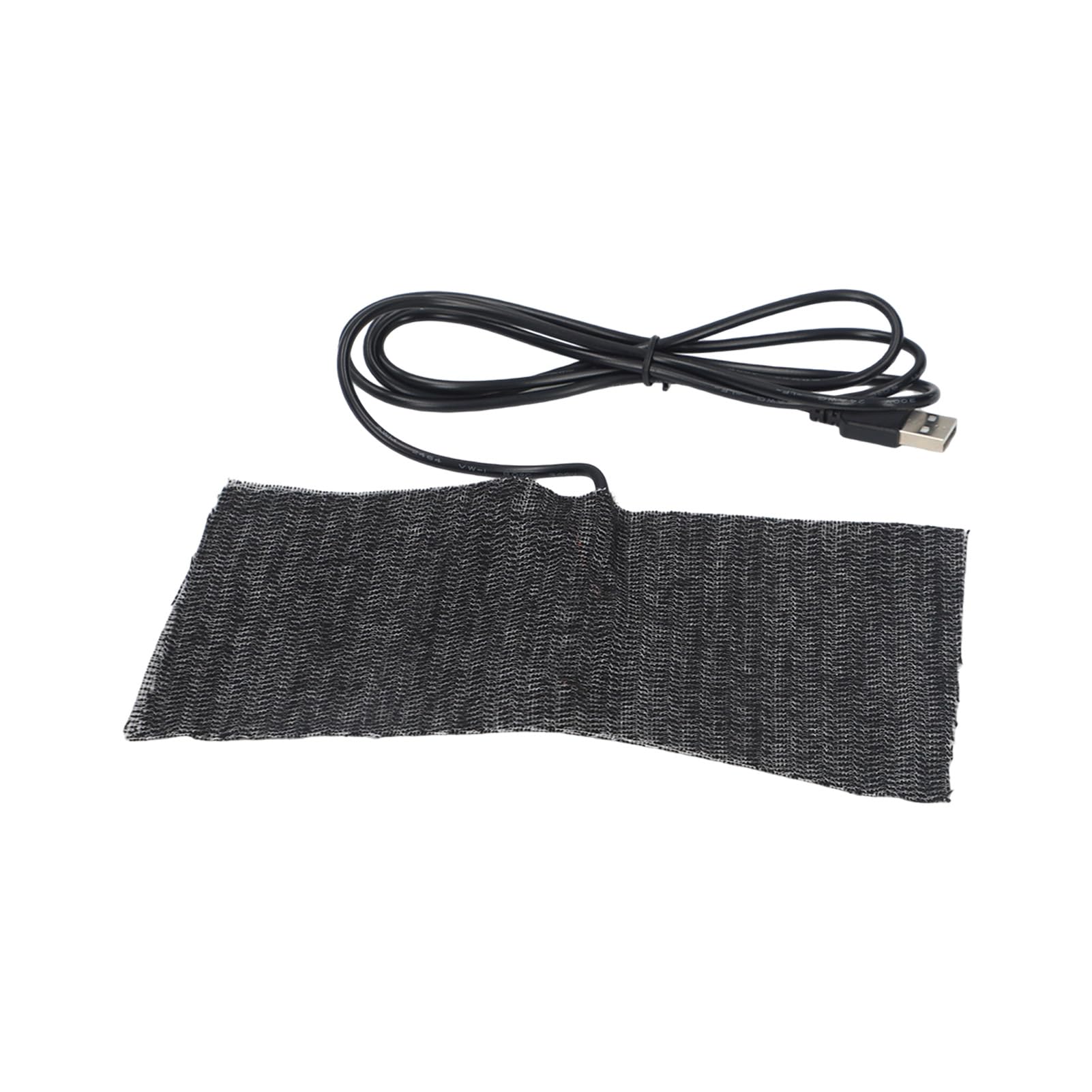Hilitand Almohadilla eléctrica 5V USB Calentador eléctrico de Tela Almohadilla del Calentador para la Ropa Asiento para Mascotas Calentador 35 ℃ -45 ℃, 7.87 x 3.94 Pulgadas Negro