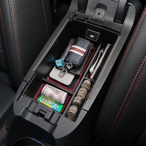 EDBETOS Organizador de consola central compatible con accesorios Chevy Equinox 2018 2019 2020 2021 2022 2023 2024 Bandeja de inserción interior