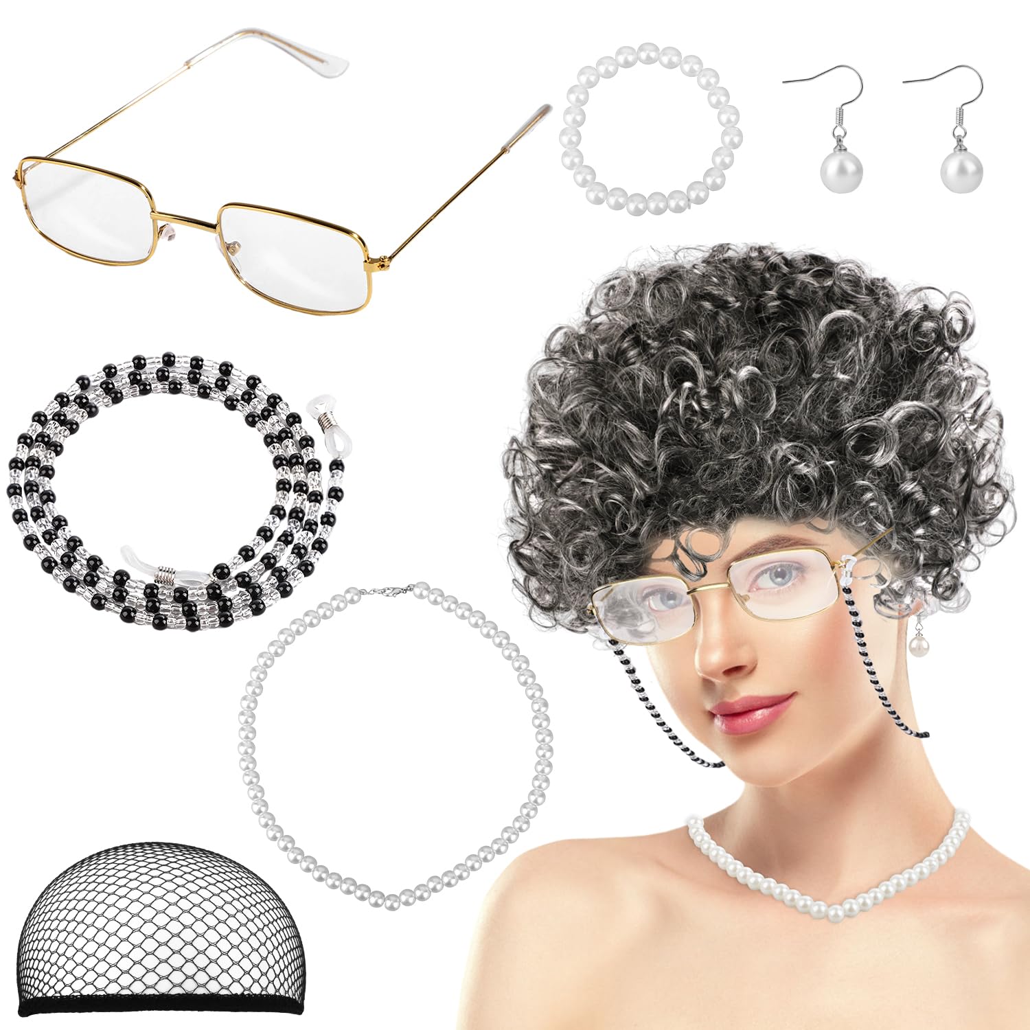 Old Lady Wig
