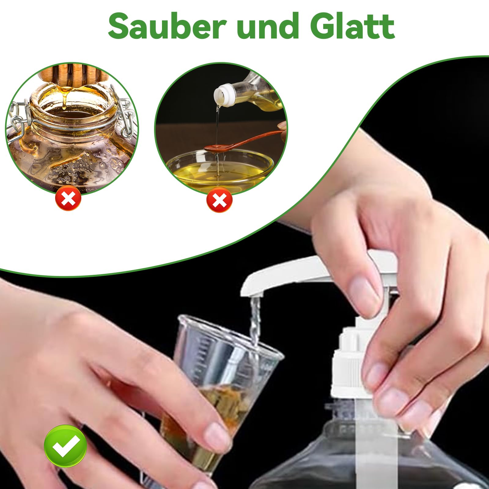 Zestaw 6 pompek dozujących do syropu Monin, bez cukru, 5 ml, precyzyjny dozownik, wielokrotnego użytku, kompatybilna z butelkami o pojemności 250 ml, zestaw do syropu Monin, do kawiarni, restauracji