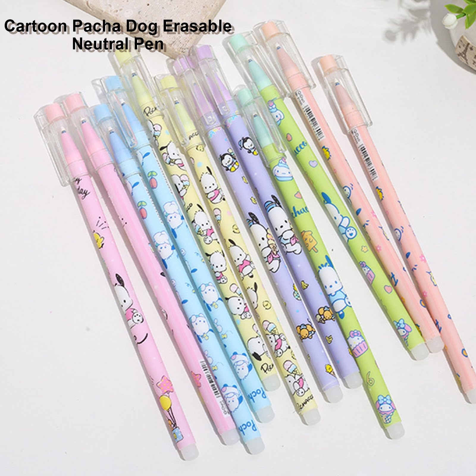 Lot de 16 stylos à bille effaçables avec 30 recharges et 2 Lot de 16 stylos à bille effaçables avec 30 recharges et 2