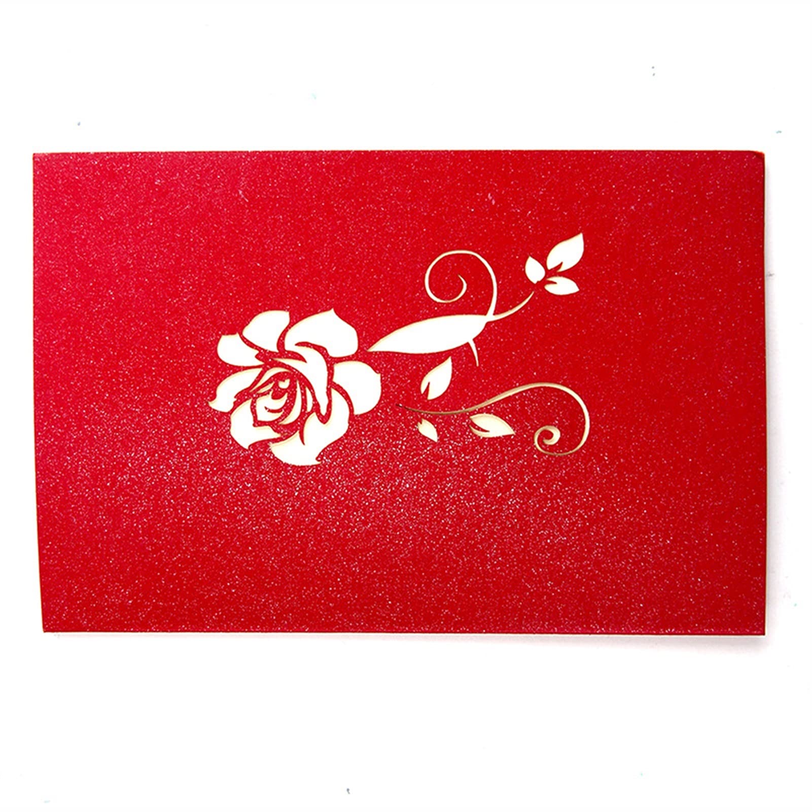 Geburtstagskarten 3D Pop Up Grußkarten mit Umschlag Laser Cut Postkarte für Einladung Geburtstag Weihnachtsmutter Valentine 'Tag Hochzeitsgeschenk Geburtstagskarten Geburtstagskarte