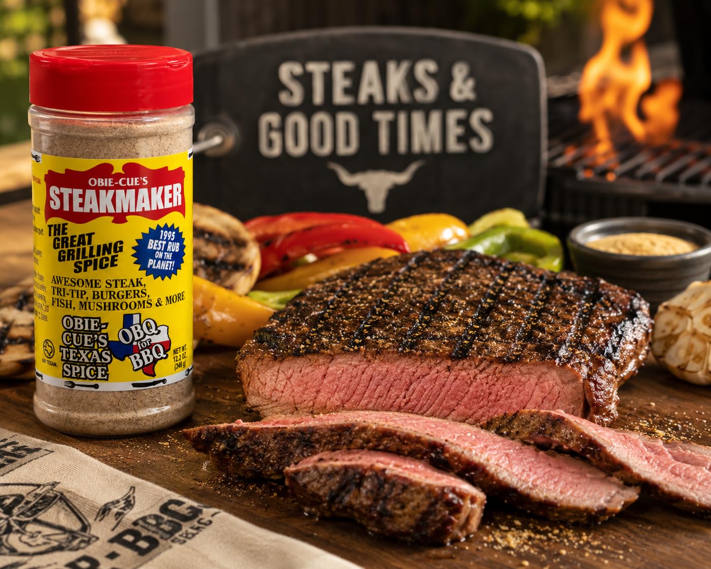 Amazon.com : Obie-Cue's Steakmaker - The Great Grilling Spice (4.8