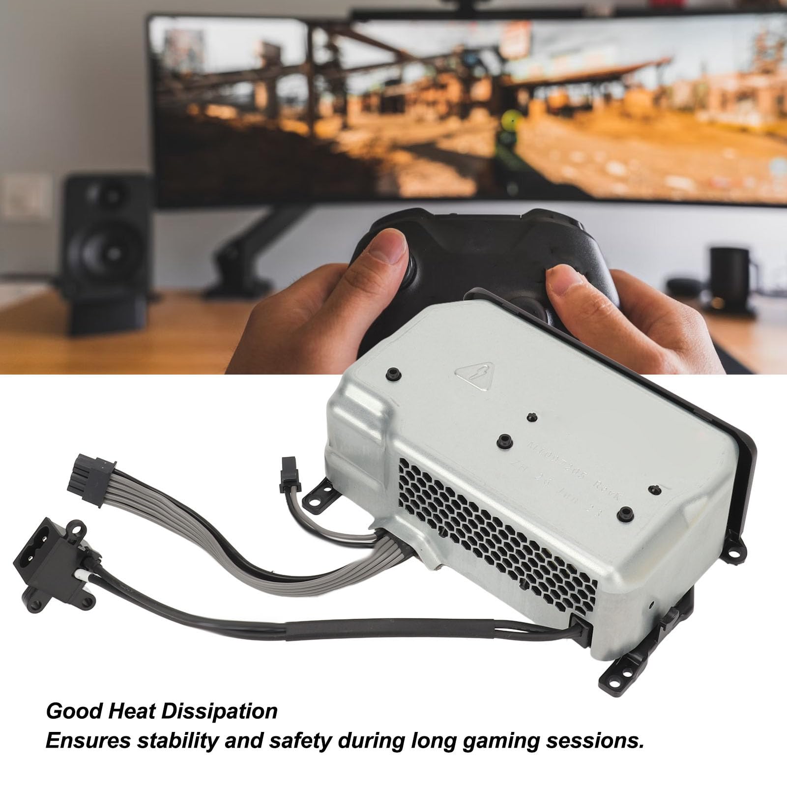 Potężny Zasilacz do Konsoli do Gier dla Xbox Series X z Energooszczędnym, Dobrym Zamiennikiem Odprowadzania Ciepła 100 do 127 V 200 do 240 V