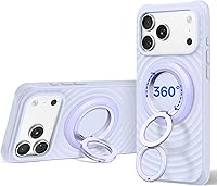 Vista 23 de SYNCWIRE para MagSafe Agarre para Teléfono, Rotación 360° Agarre Magnético para Teléfono Celular Soporte de Anillo Magnético Atril Soporte de Anillo