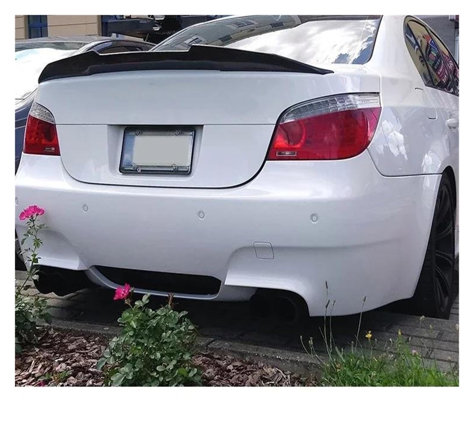 Aileron Arrière Coffre Style MP Pour BMW Série 5 E60 2004-2010 - ABS Noir, Installation Adhésive