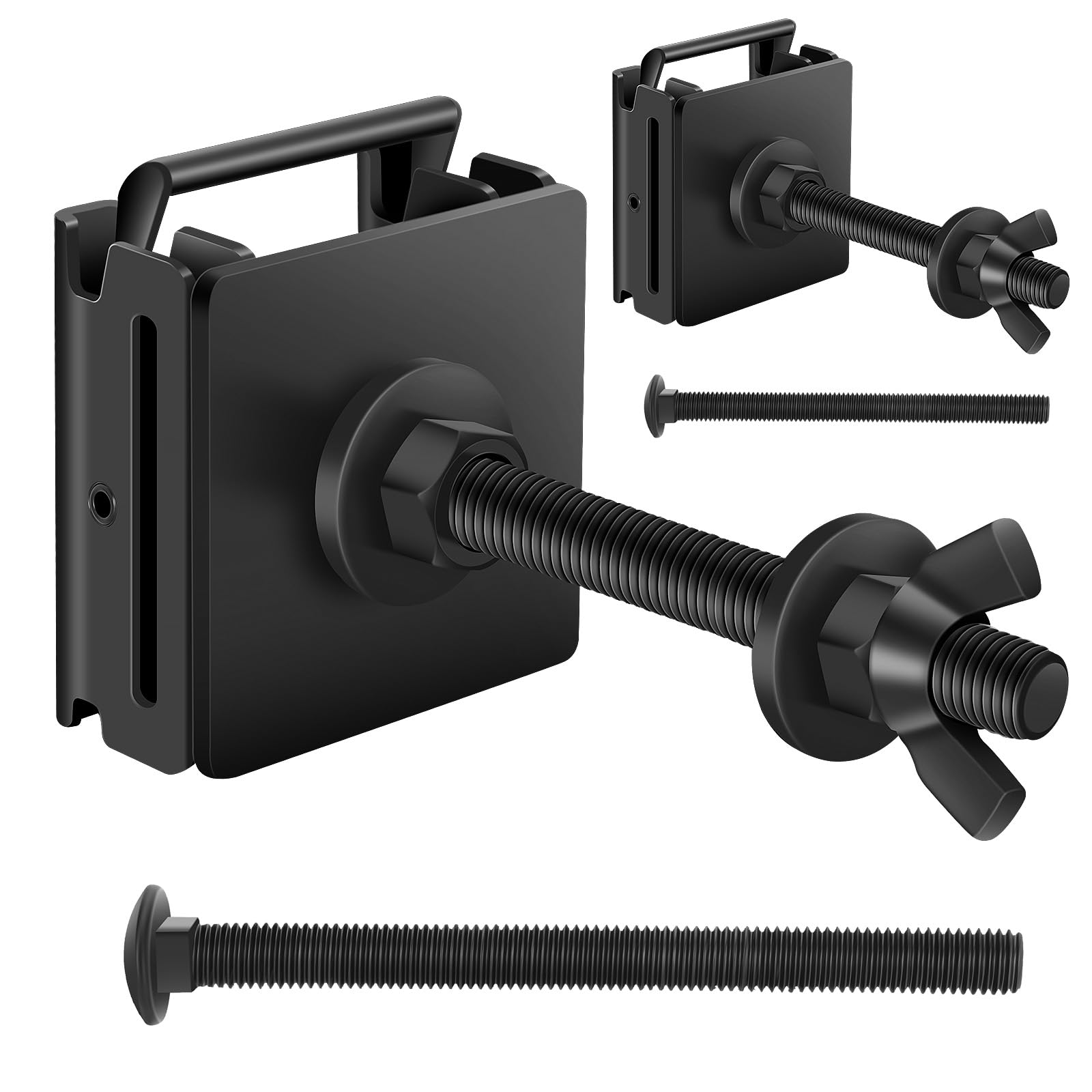 2 Pack E Track Spare Tire Holder Mounts, Upgrade Etrack Double Fittings Spare Wheel Carrier for Enclosed Trailers, Garages, Trucks, Warehouses and Semis, E-Track Rail Accessories for E Track System