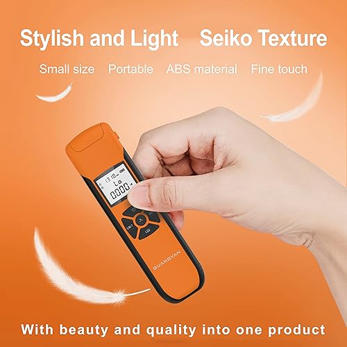 Miniatura 7 de Medidor óptico de la luz de la fibra del metro -70~+10 dBm del poder para probar 7 longitudes de onda calibradas recargables