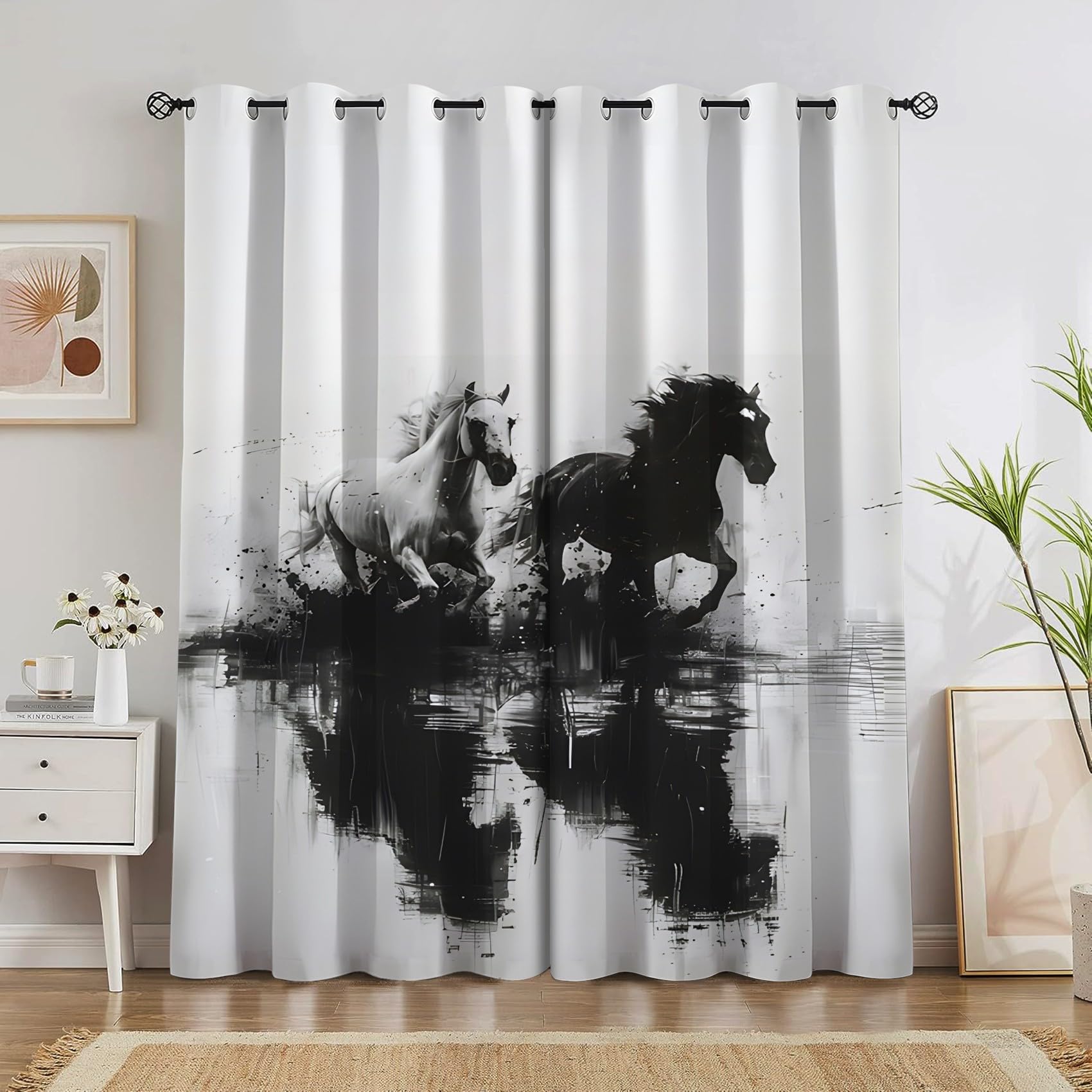 Rideau thermique à oeillets isolant du froid et du chaud 140x260cm A2808