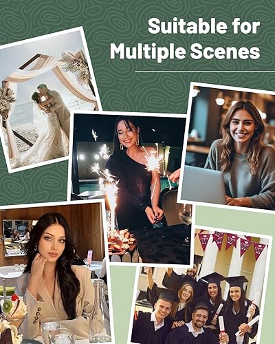 Miniatura 6 de Ugeat Extensiones de cabello humano de 22 pulgadas, balayage, color marrón con punta en U, color negro natural a marrón oscuro, mezcla de rubio