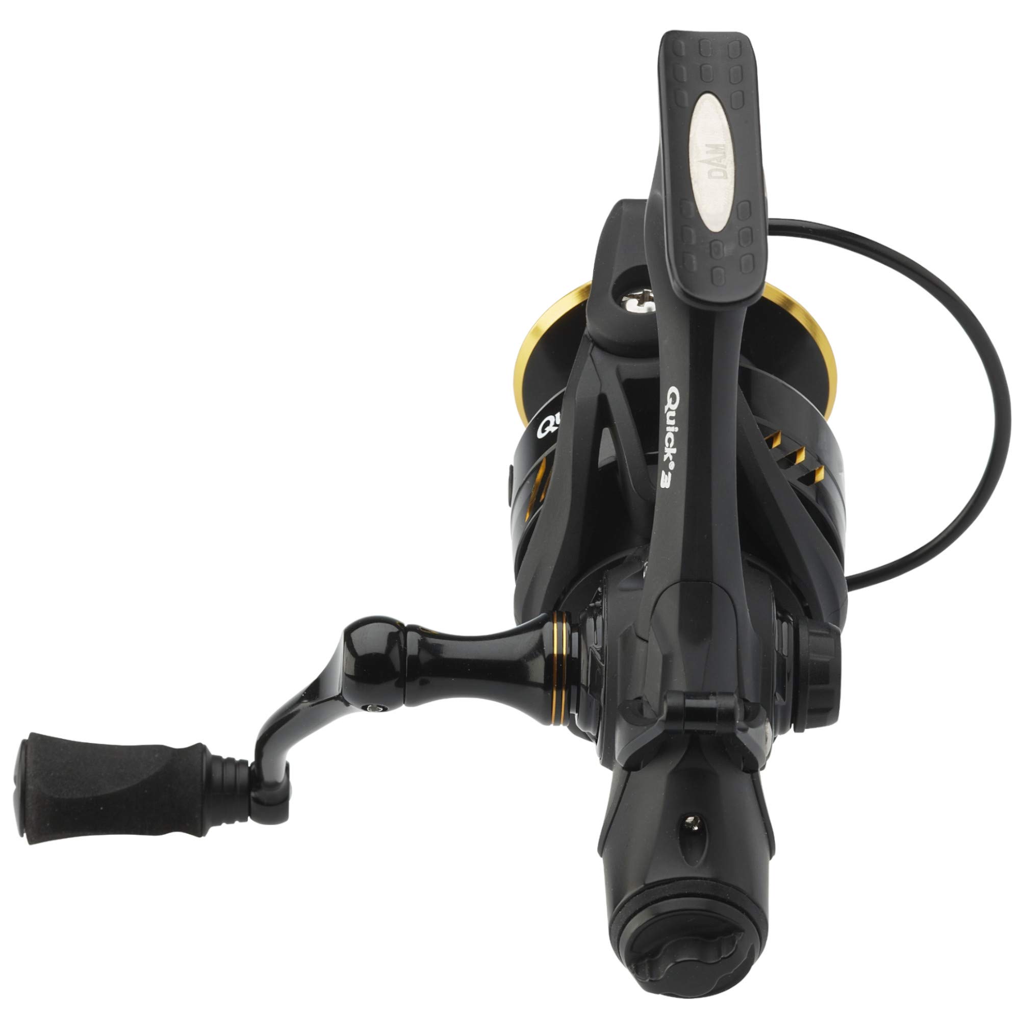 DAM Quick 3 Moulinet Pêche 5000 – Moulinet Grande Vitesse Free Spool Puissant Et Fluide – Idéal Carpe, Brochet, Silure