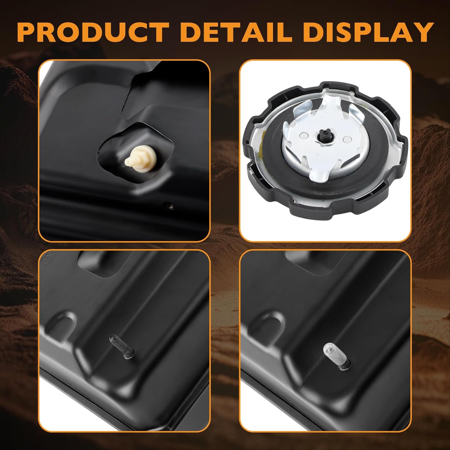 Gas Tank Fuel Tank Compatible with B-riggs and S-tratton CR750 CR950 163CC 208CC 5hp 6.5hp OHV Engine for Toro for Yardmax Chippers, Shredders, and Log Separators