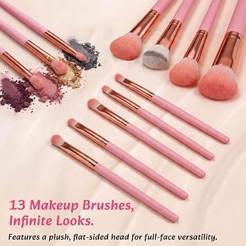 5-Layer Book-Style Makeup Palette Set with Brushes,Foldable Makeup Gift Set