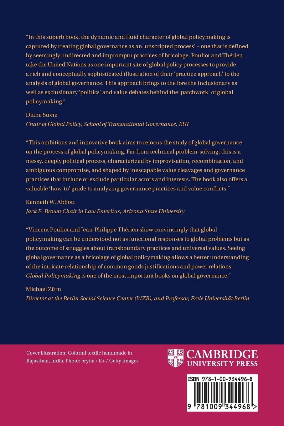 Global Policymaking (Cambridge Studies in International Relations, Series Number 162)