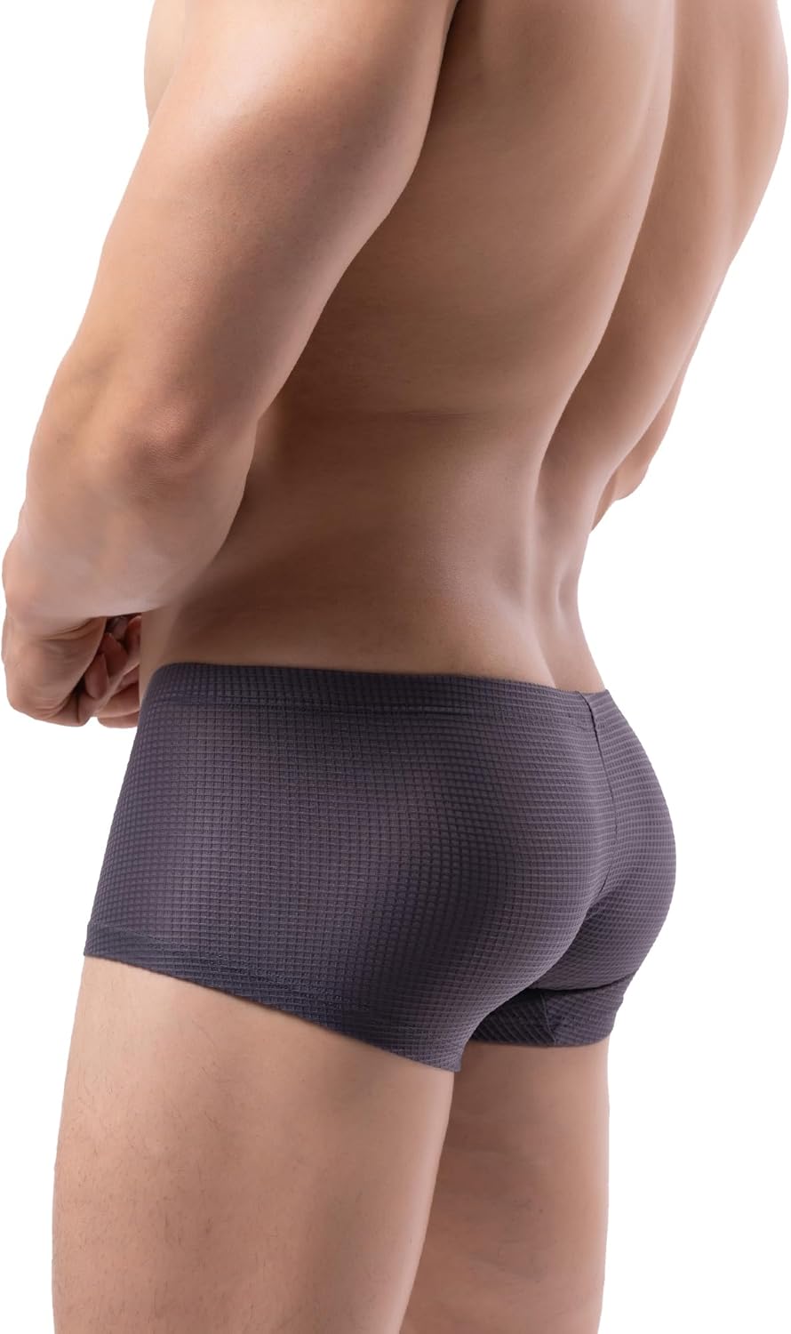 Mens Active Underwear Sport Soft Performance Boxer Briefs Bulge Pouch Trunks - Image 3