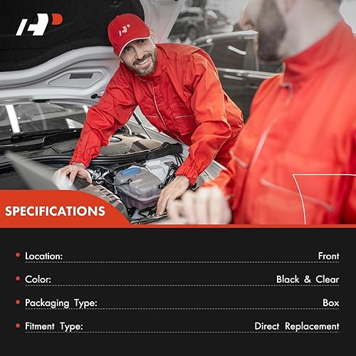 Miniatura 2 de A-Premium Tanque de depósito de recuperación de desbordamiento de refrigerante del motor wtapa Compatible con International Harvester 9100i SBA