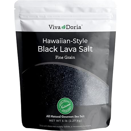 Viva Doria Hawaiian Black Lava Sea Salt - A Culinary Adventure
