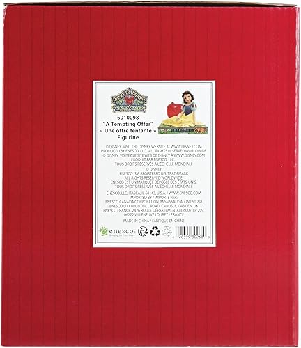 Miniatura 5 de Enesco Jim Shore Disney Traditions - Figura de manzana blanca nieve y los siete enanos, 4.85 pulgadas, multicolor