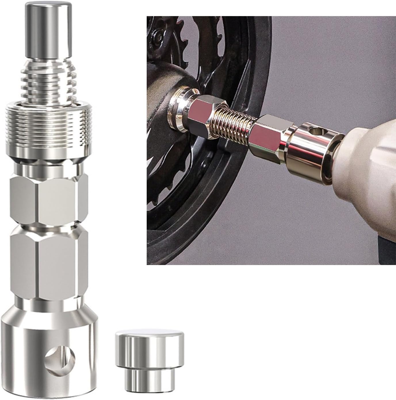 Professional Square Taper Crank Extractor Removal Installation Tool For Road Bicycles Mountain Bikes Maintenance Use Bike Crank Remover