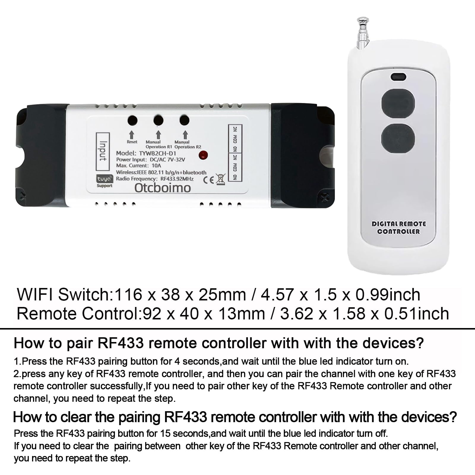 WiFi Smart Linear Actuator Motor Controller, Forward and Reverse Relay — Amazon image 5