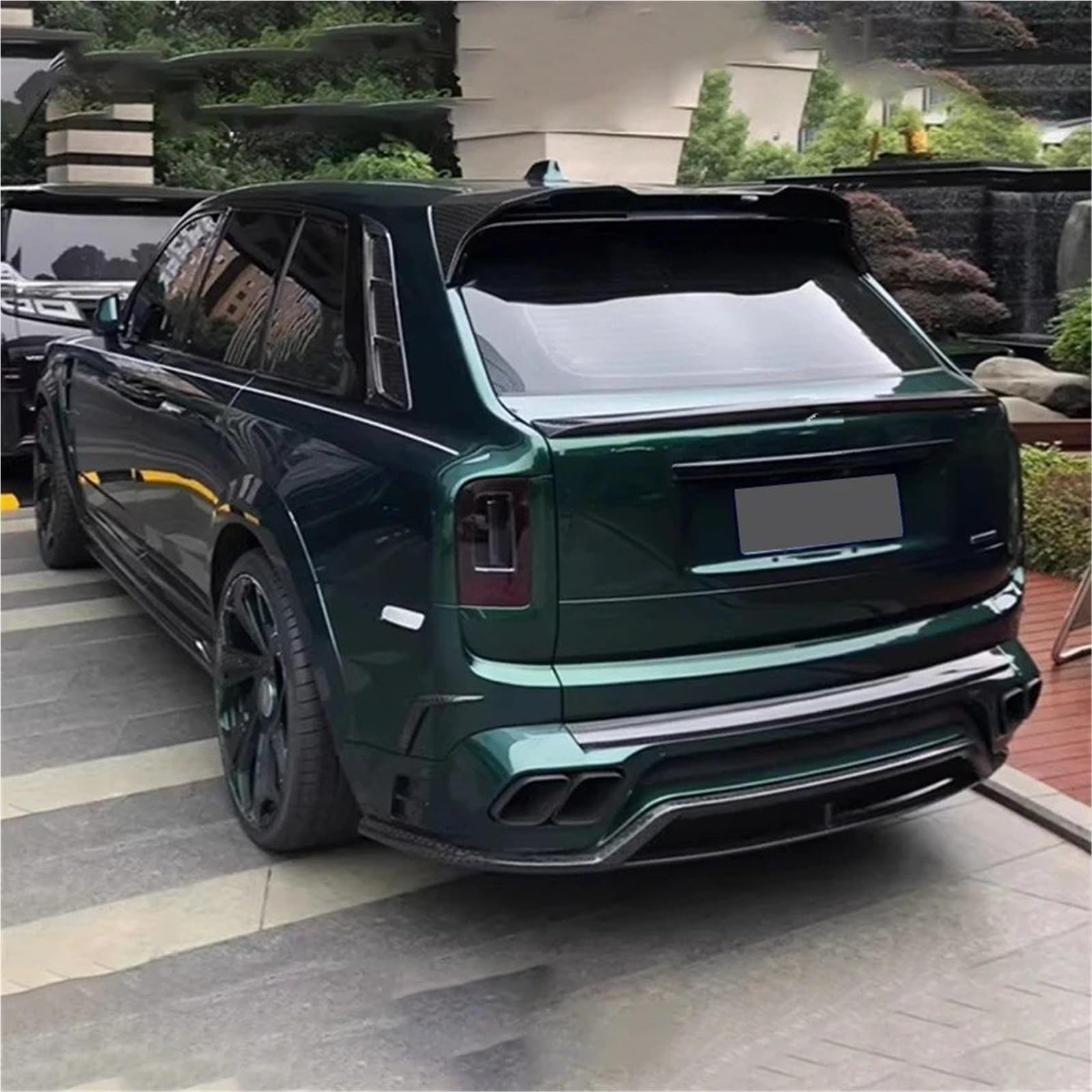 Dla Rolls Royce Dla Cullinan 2018-2025 Skrzydło Na Klapie Spoiler Bagażnika Lotka Tylny Dekoracja Zewnętrzna Samochodu Spojler Tylny Trunk Wing