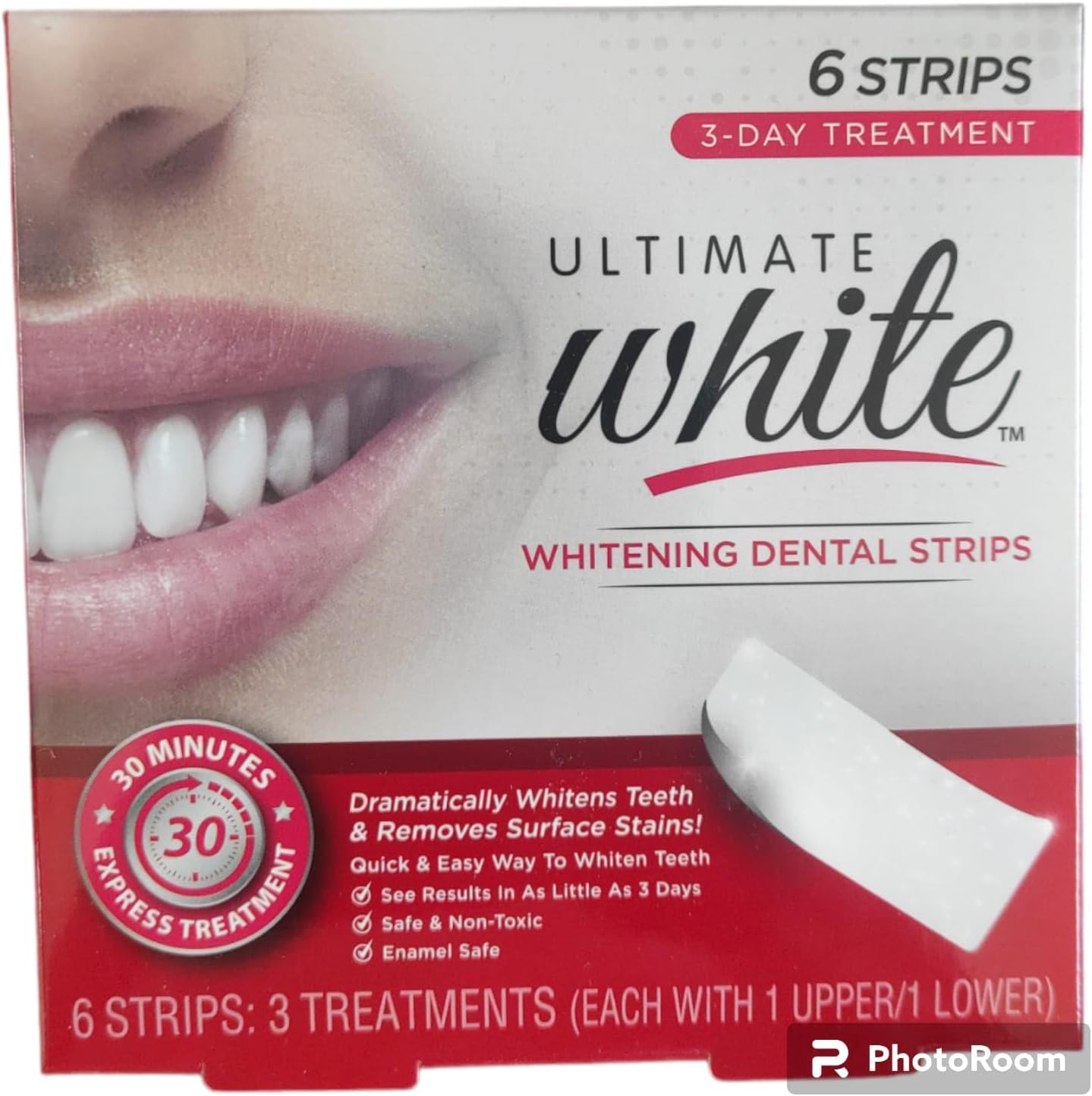 Care New 820792 Smart Whitening Dental Strips 6Ct (-Pack) Oral Wholesale Bulk Health and Beauty Oral Peanuts