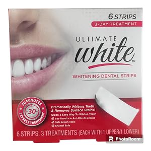 Care New 820792 Smart Whitening Dental Strips 6Ct -Pack Oral Wholesale Bulk Health and Beauty Oral Peanuts