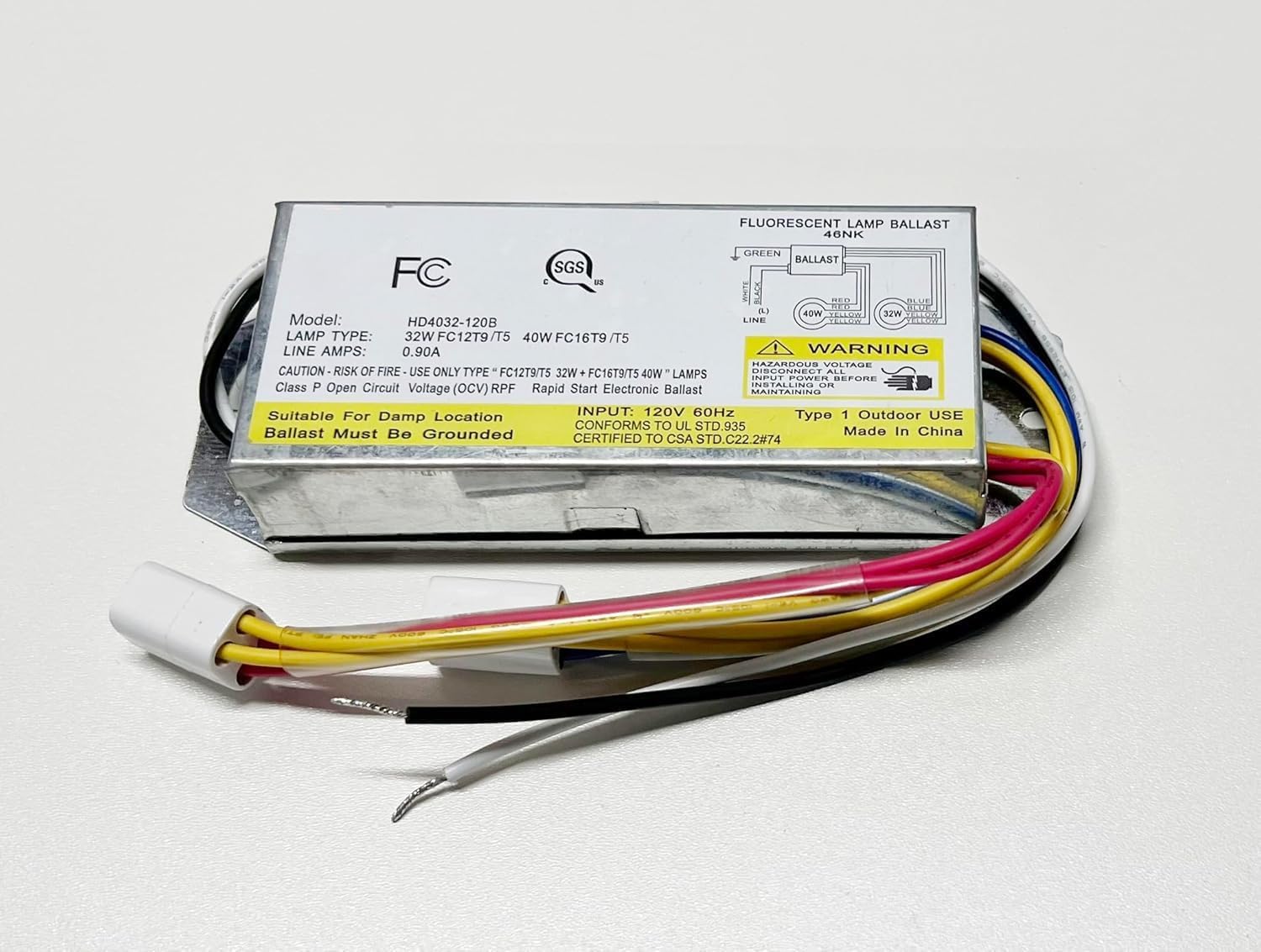 72 Watt Circline Ballast - HD4032-120B