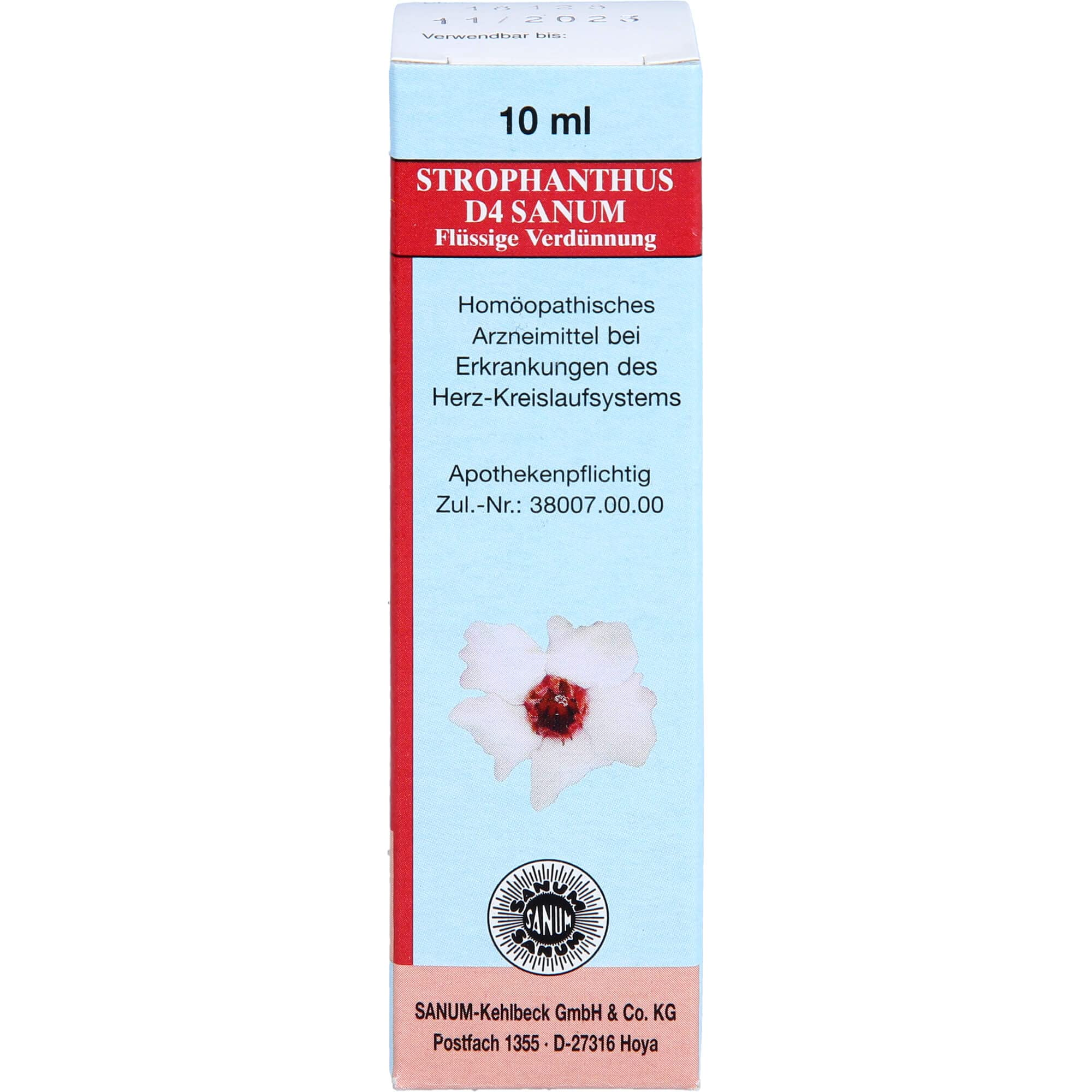 Strophanthus D 4 Sanum flüssige Verdünnung Tropfen 10 ml (PZN-04231535)