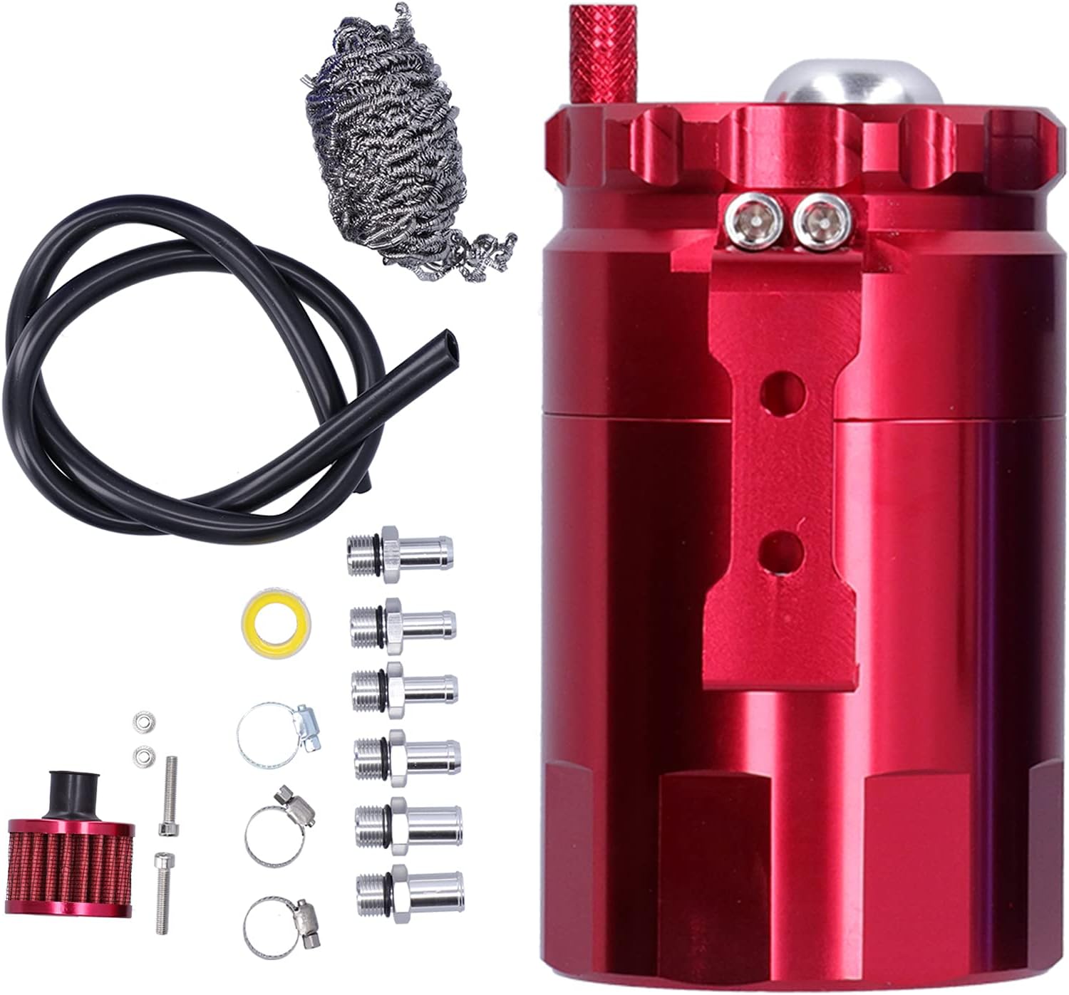 Buy Oil Catch Tank, 350ml Universal Oil Catch Can Kit Keep Engine Clean