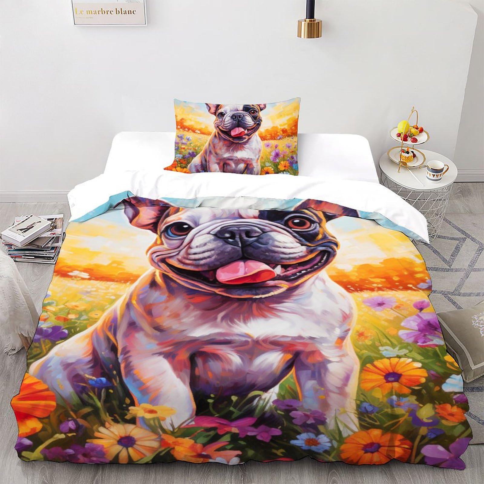 Housse de couette chien animal sauvage pour créer une chambre nature enfant