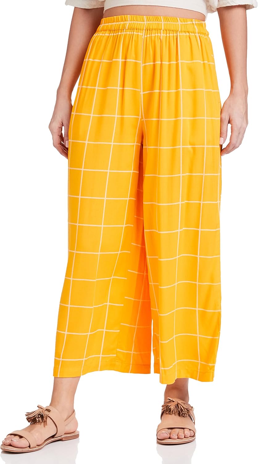 Amazon Brand – Myx Women’s Rayon Palazzo Bottom