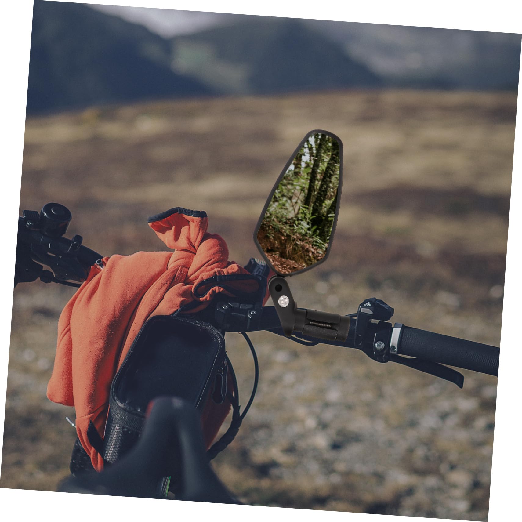 Toyvian 4 Pièces Rétroviseur de Vélo Arrière Large Angle pour Vélo de Montagne Montage Guidon