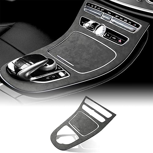 Cubierta de panel de consola central para Mercedes-Benz Clase E W213 2016 2017 2018 estilo Alcántara caja de almacenamiento de consola estilo disponible en Yaxa Mexico