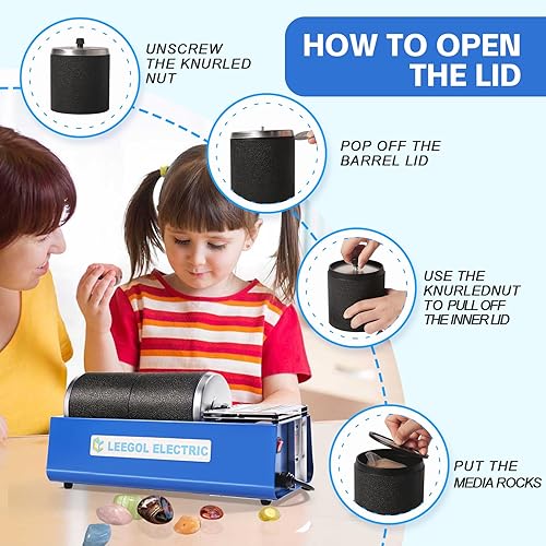 Miniatura 6 de Leegol Electric Barril de repuesto de 3 libras para vaso de roca