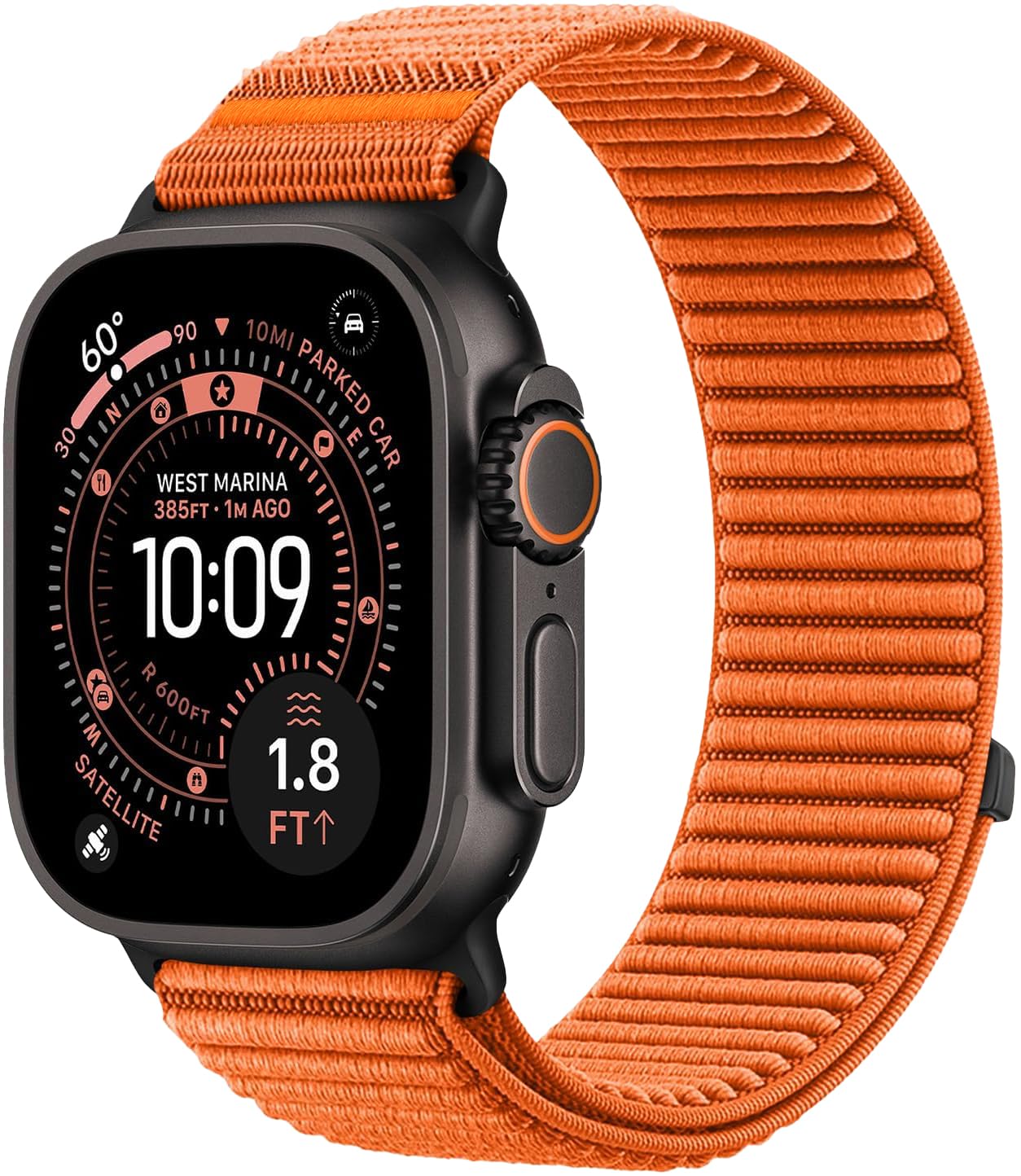 Sport Loop Nylonarmband Kompatibel mit Apple Watch Armband 44mm 40mm 42mm 49mm 45mm 46mm 41mm 38mm Damen Herren - Nylon Armbänder für iWatch Series 11 10 9 8 7 6 5 4,Ultra SE 3 2 1