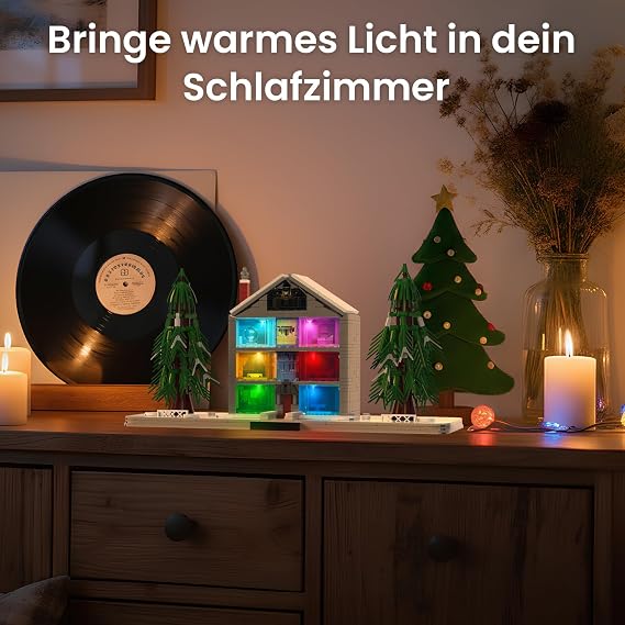 Sillbird Lover House Building Set with Led Light for Adult, Gifts for Women | Home Office Decor with Multicolor LEDs, Birthday Gifts for Wife Girlfirend Couple, Unique Designs Themed Rooms, 990 PCS