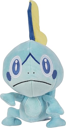 Miniatura 4 de Pokemon Scorbunny, Grookey & Sobble Plush de 8 pulgadas, paquete de 3 unidades, con licencia oficial, juego de inicio de Sword & Shield Galar,