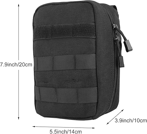 Miniatura 6 de ArcEnCiel Tactical MOLLE EMT Medical First Aid IFAK Blowout Utility Pouch con parche