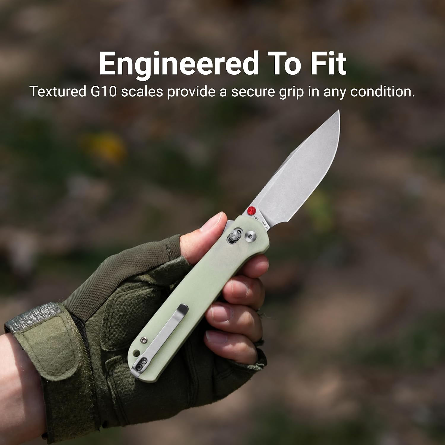 CJRB Pocket Knife Set, Crag Bundled with Bolt, AR-RPM9 Steel Blade Glow-in-the-Dark Handle EDC Knife for Indoor & Outdoor image 2