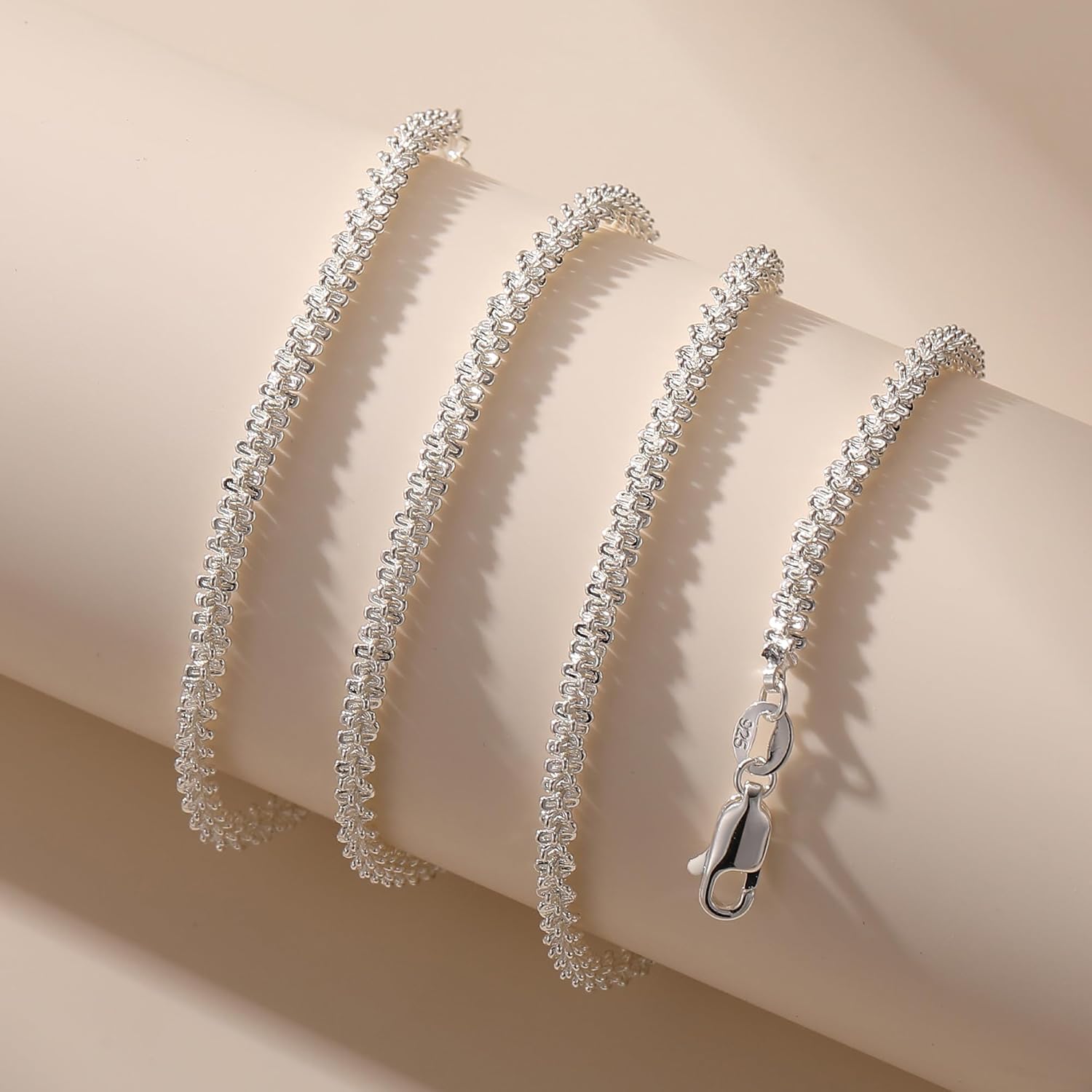 925 Sterling Silver Chain Necklace for Women - 2mm/3mm Italian Chain Necklace Fashion Jewelry Christmas and Valentine's Day Gifts 16/18/20/22 Inch - Image 6