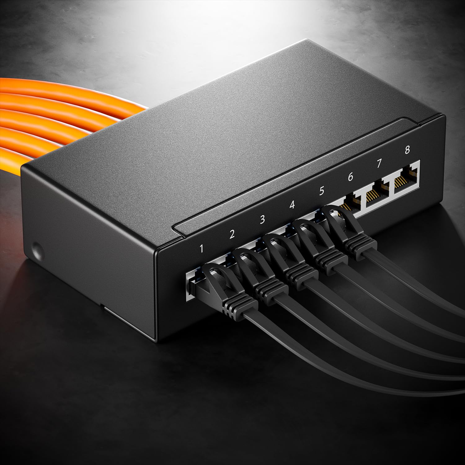 5M Cat7 Ethernet Kabel Plat - 10 Gbps Netwerkkabel RJ45 LAN - Snelle Gigabit Kabel