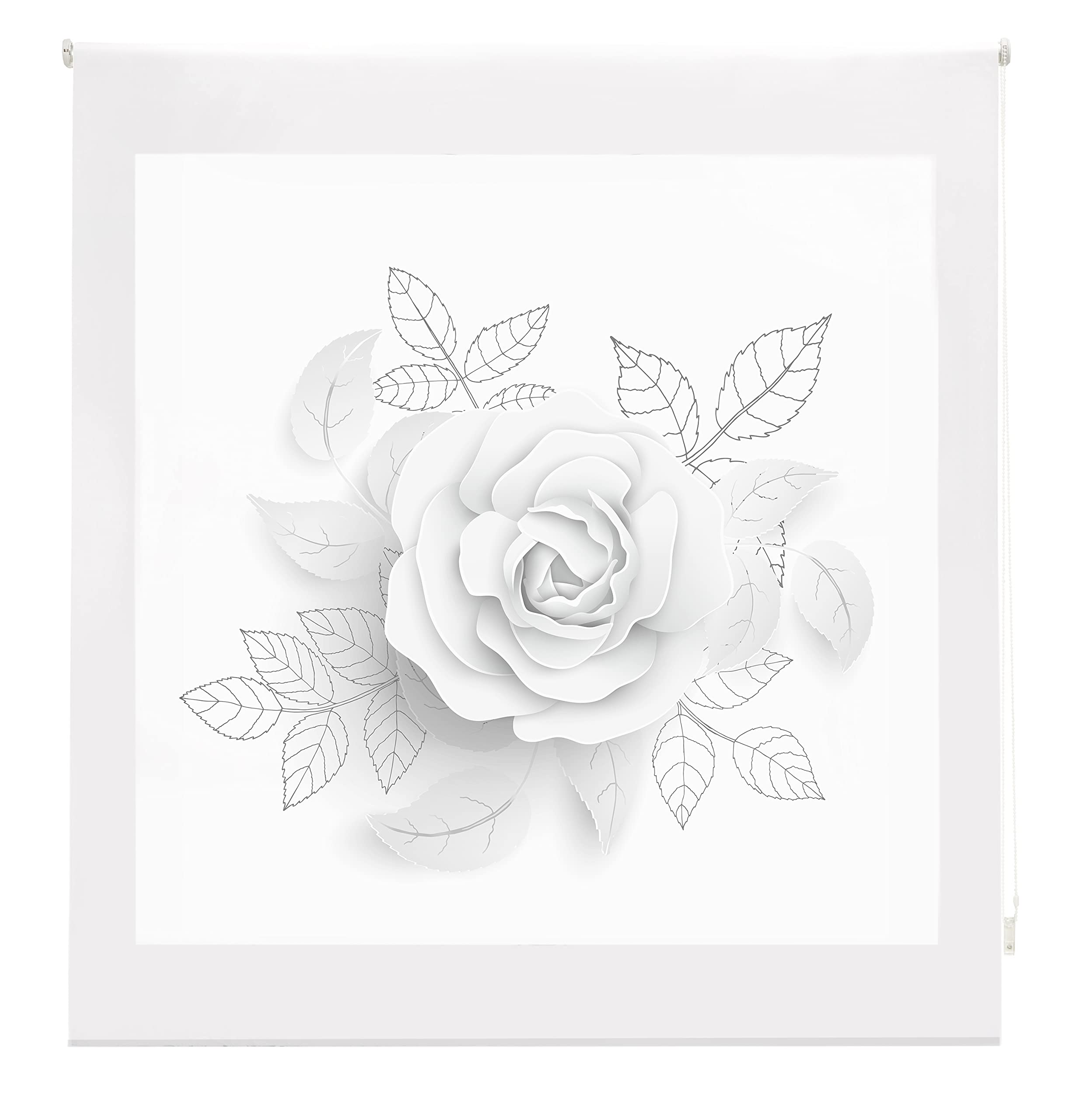 Blindecor Tropic Store Enrouleur numérique translucide imprimé 150 x 180 cm (Largeur x Hauteur)