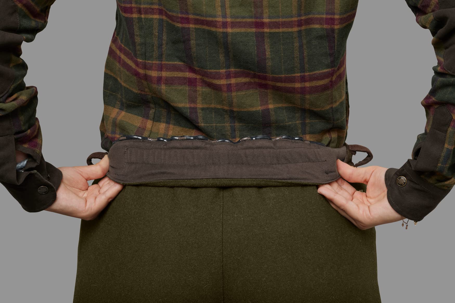 Harkila Metso Winter Trousers Women Willow Green/Shadow Brown C44