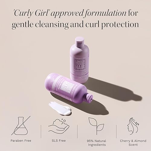 Miniatura 2 de HAIR BURST Set de champú y acondicionador, tratamiento para el crecimiento y engrosamiento del cabello sin SLS para mujeres, con aroma de coco y