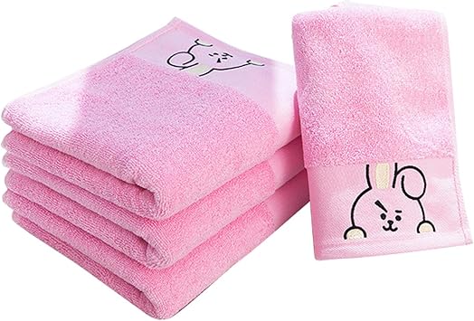 Amazon Co Jp Bt21 Posepip Wash Towel Cooky Bts 公式 バスタオル フェイスタオル かわいい 柔らか 肌触り タタ チミー クッキー マン コヤ アールジェイ シュッキー 韓国 ファッション K Pop ブランド ラインフレンズ ホーム キッチン