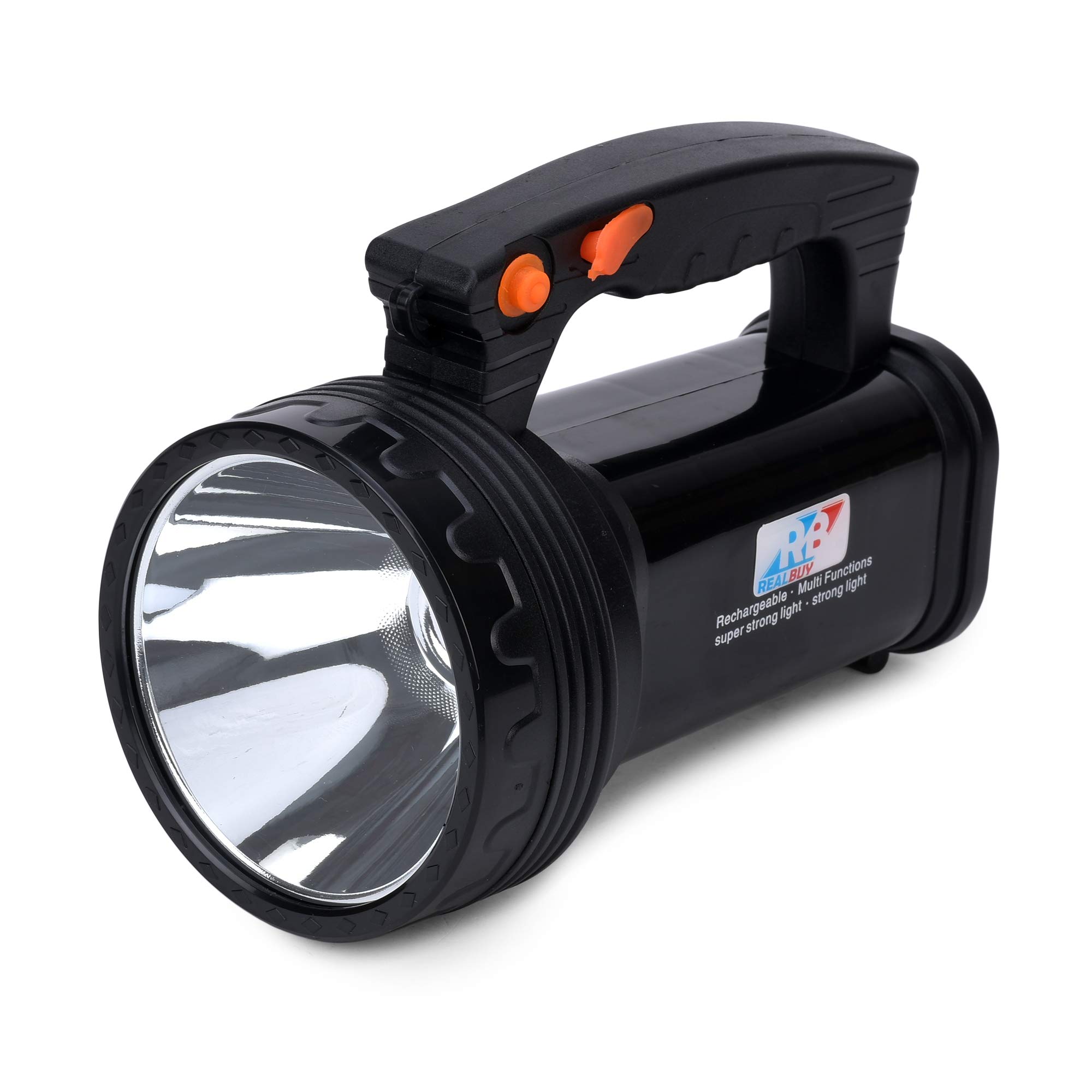 RealBuy Led Search Light 9W - 850 Lumens With Lithium-Ion Battery (Range Up To 600 Meters) - Rechargeable Handheld Torch, 850 Lumen (B083RQYJTS) Amazon Price History, Amazon Price Tracker