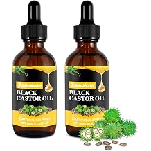 2 Packs Jamaican Black Castor Oil, 100% Pure and Organic, 4.04 FL Oz